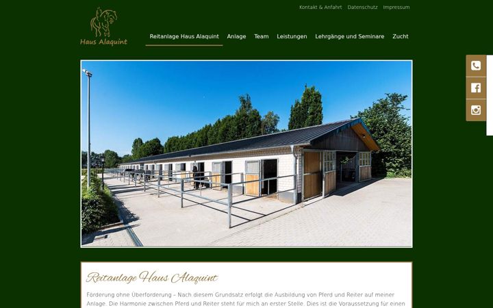 Screenshot of haus-alaquint.de