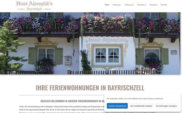 Screenshot of haus-alpengluehn.com