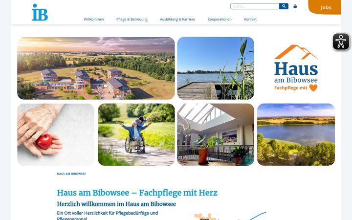 Ekrānuzņēmums no haus-am-bibowsee.de