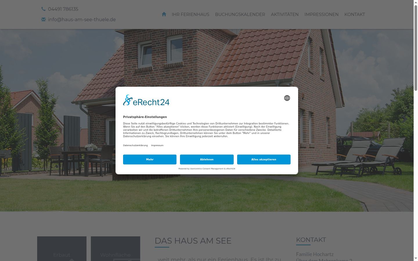 Zrzut ekranu banera zgody wyświetlanego przed jakąkolwiek interakcją