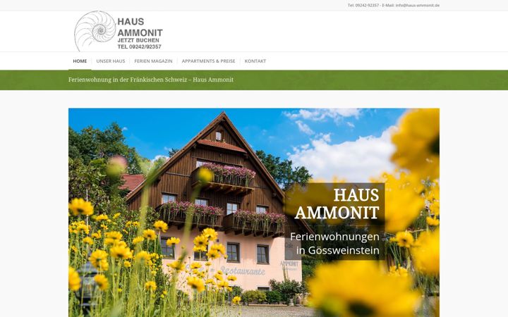 Ekrānuzņēmums no haus-ammonit.de