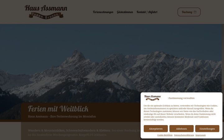 Screenshot of haus-assmann.info
