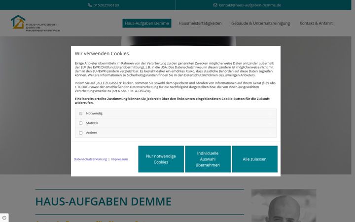 Screenshot of haus-aufgaben-demme.de