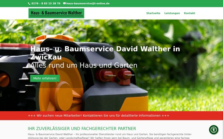 Screenshot of haus-baumservice-walther.de