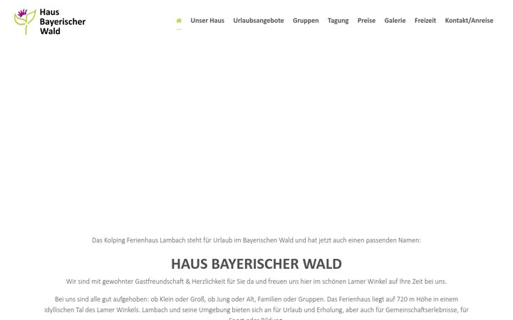 Captura de pantalla de haus-bayerischer-wald.de