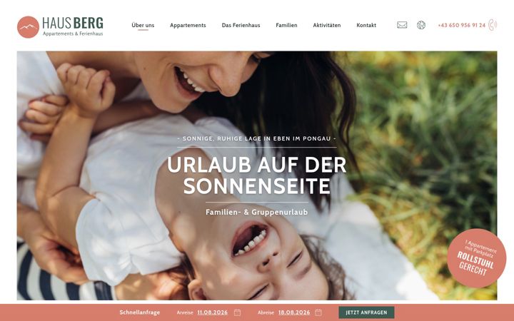 Screenshot of haus-berg.at