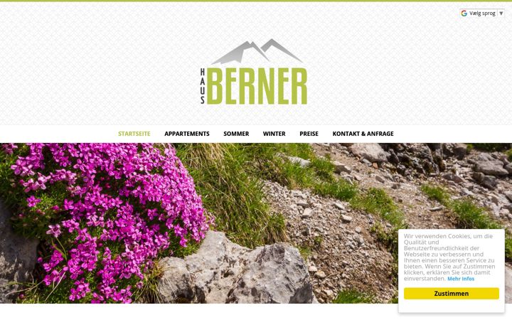 Screenshot of haus-berner.at