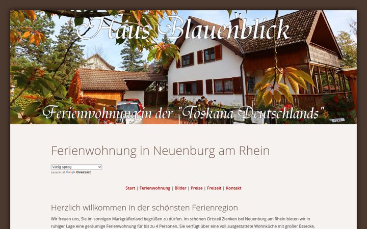 Zrzut ekranu haus-blauenblick.de