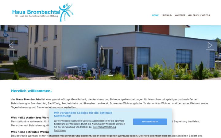 Screenshot of haus-brombachtal.de