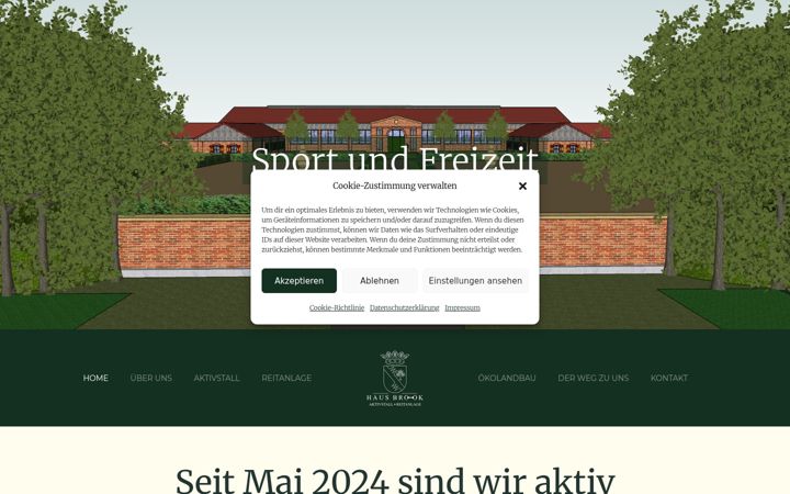 Snimka zaslona za haus-brook.de