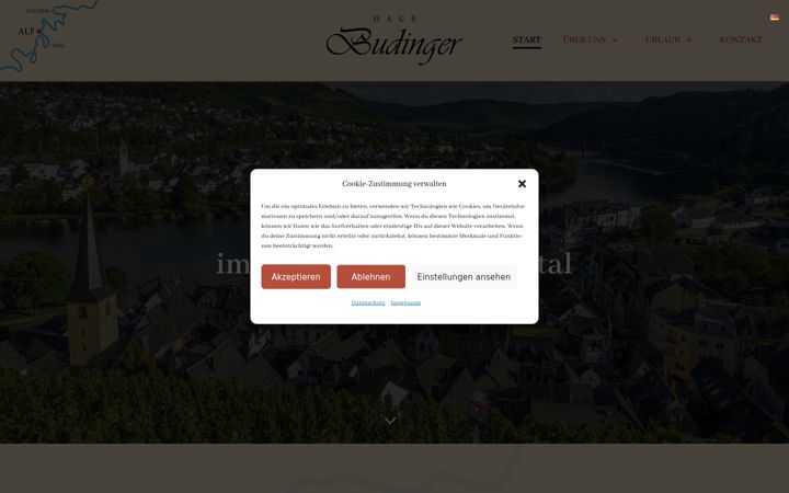 Snimka zaslona za haus-budinger.de