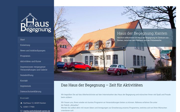 Screenshot van haus-der-begegnung-xanten.de