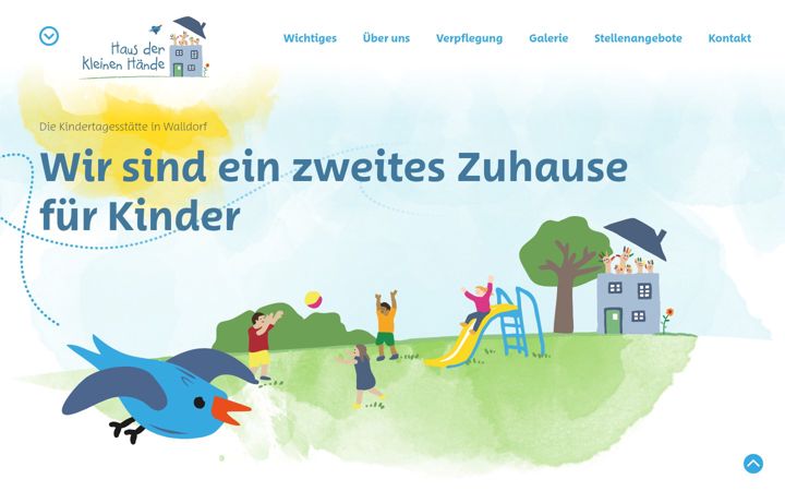 Screenshot of haus-der-kleinen-haende-walldorf.de