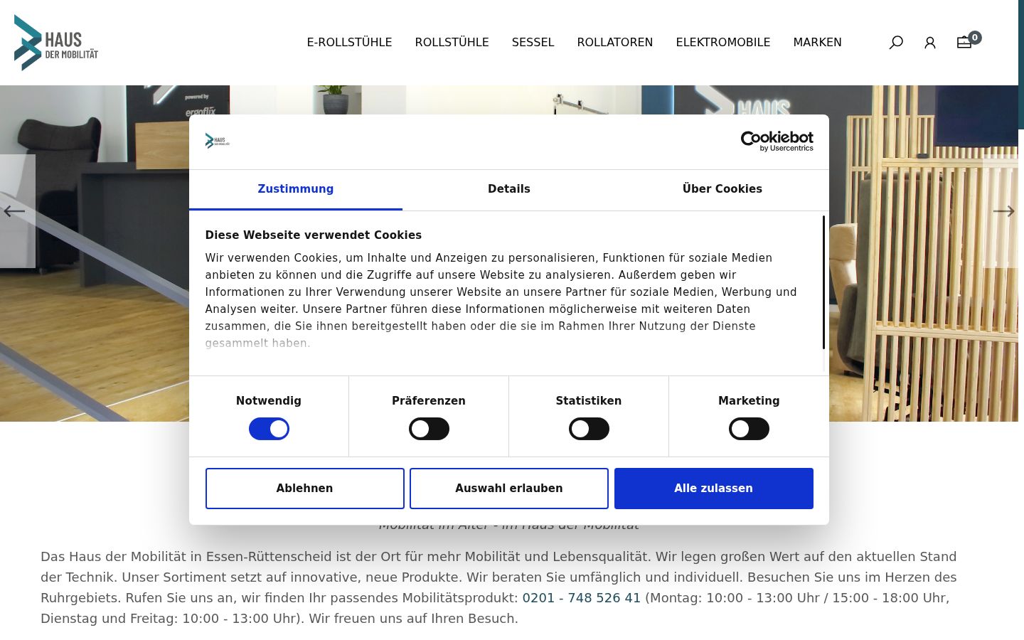 Kuvakaappaus suostumusbannerista, joka näytettiin ennen mitään vuorovaikutusta
