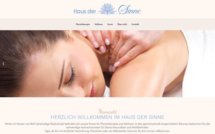 Screenshot of haus-der-sinne-buehl.de