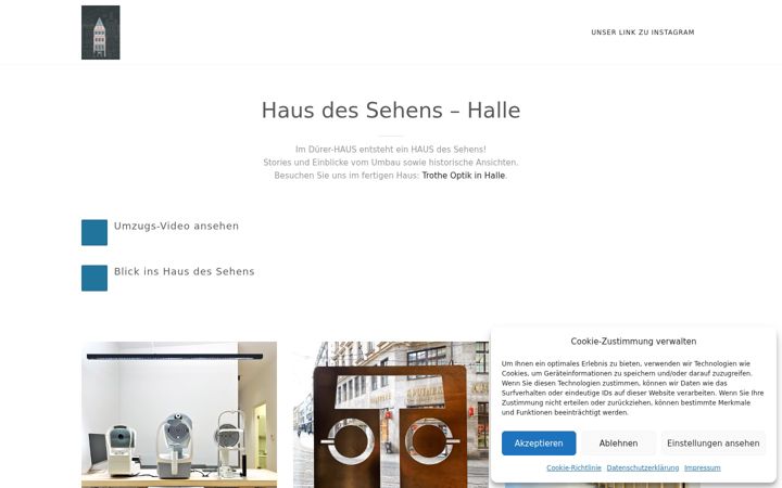 Screenshot of haus-des-sehens.de