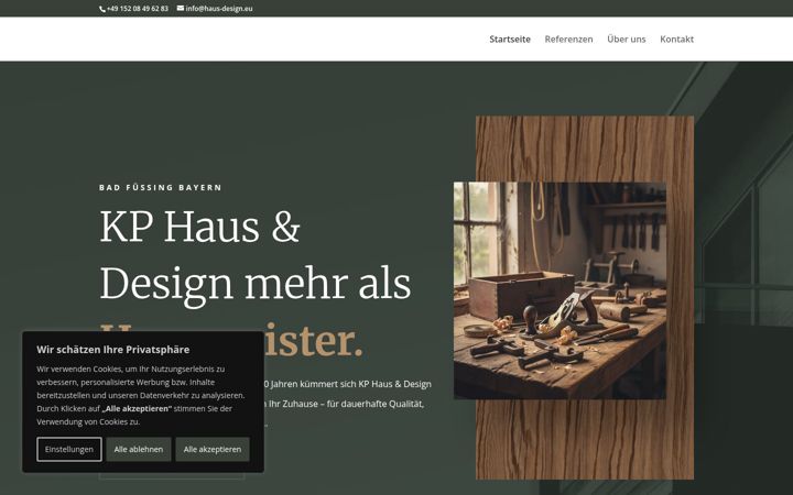 Screenshot of haus-design.eu