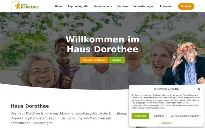 Ekrānuzņēmums no haus-dorothee-jevenstedt.de