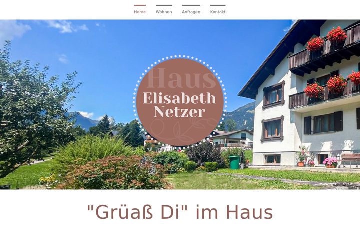 Screenshot of haus-elisabeth-netzer.at