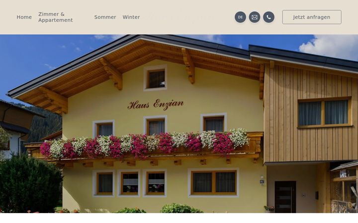Screenshot of haus-enzian.com