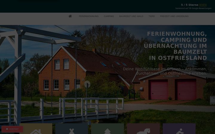 Capture d'écran de haus-fehnwald.de