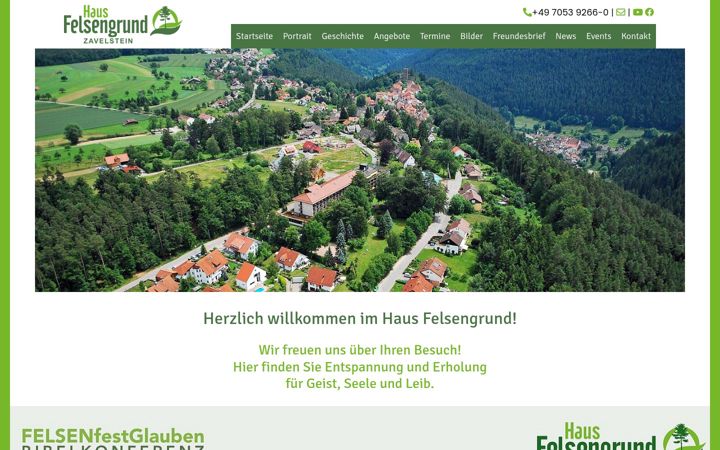 Screenshot of haus-felsen-grund.de