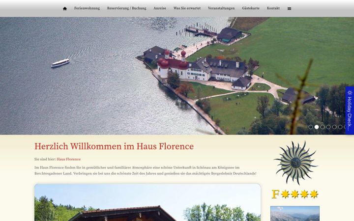 Screenshot of haus-florence.de