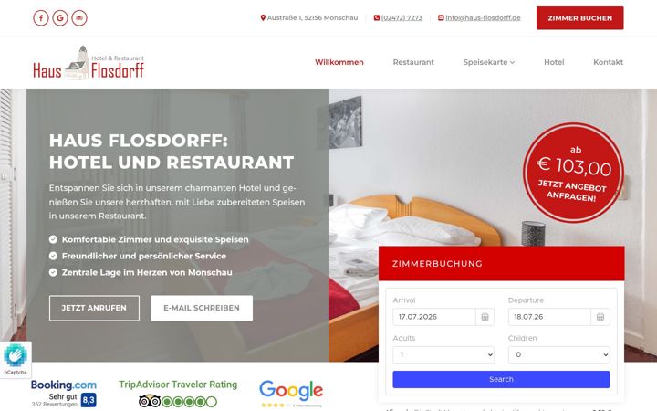 Screenshot of haus-flosdorff.de