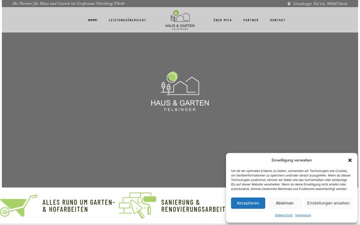 Capture d'écran de haus-garten-felbinger.de