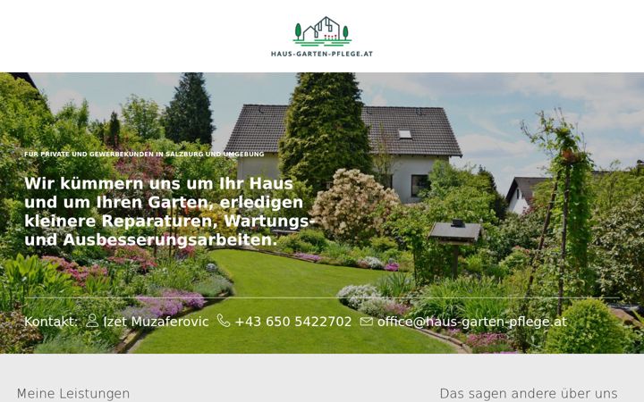Screenshot of haus-garten-pflege.at