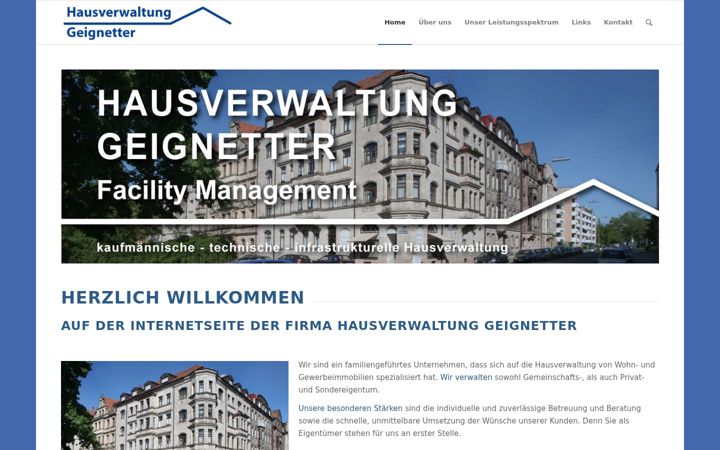 Screenshot of haus-geignetter.de