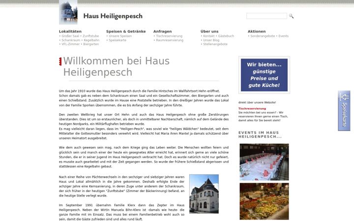 Capture d'écran de haus-heiligenpesch.de