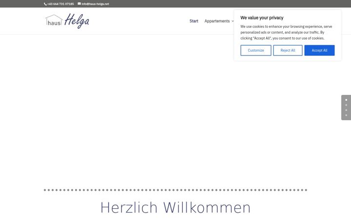 Screenshot of haus-helga.net