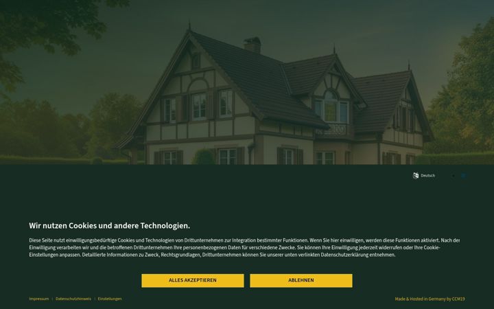 Képernyőkép: haus-hofservice-johann.de