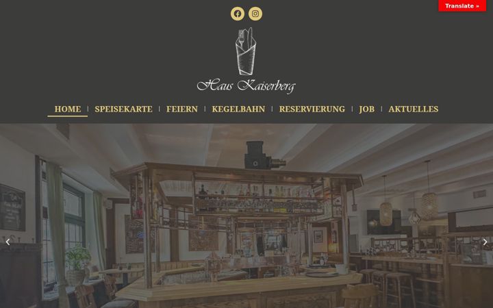 Екранна снимка на haus-kaiserberg.de