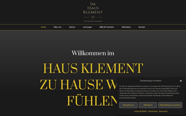 Screenshot of haus-klement.com