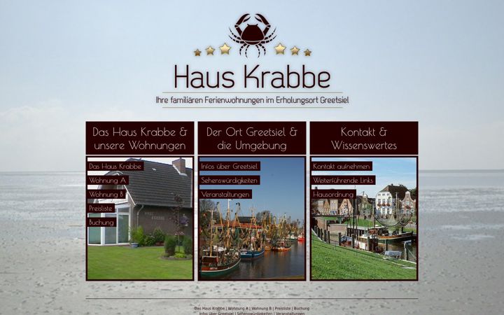Screenshot of haus-krabbe.de