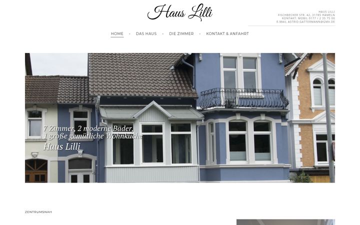 Screenshot of haus-lilli.de