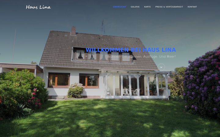 Screenshot of haus-lina-zwischenahn.de