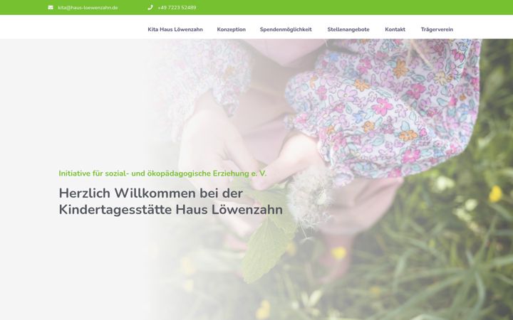 Screenshot of haus-loewenzahn.de