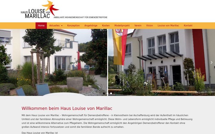 Snimka zaslona za haus-louise-von-marillac-kleinostheim.de