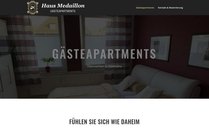 Snimka zaslona za haus-medaillon.de
