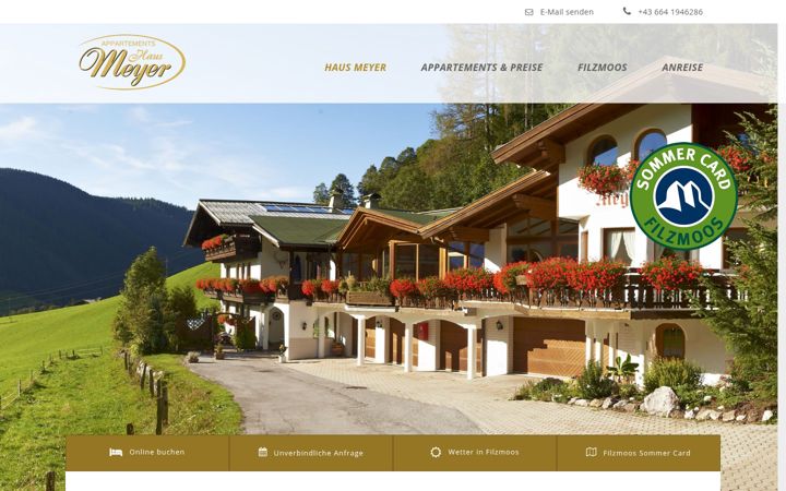 Screenshot of haus-meyer.at