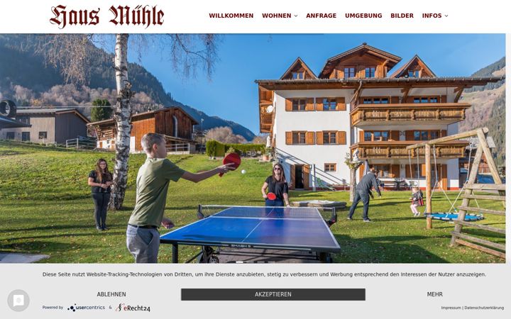 Screenshot of haus-muehle.info