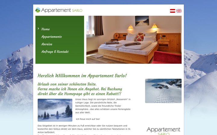 Screenshot of haus-sarlo.at