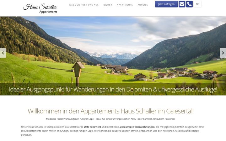 Screenshot of haus-schaller.com