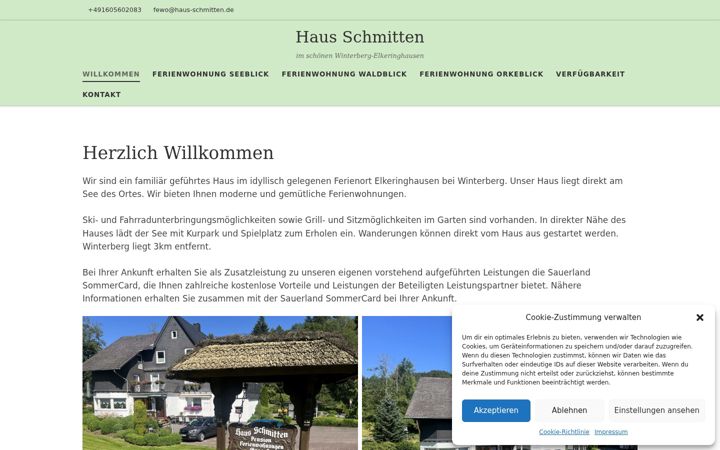 Screenshot of haus-schmitten.de