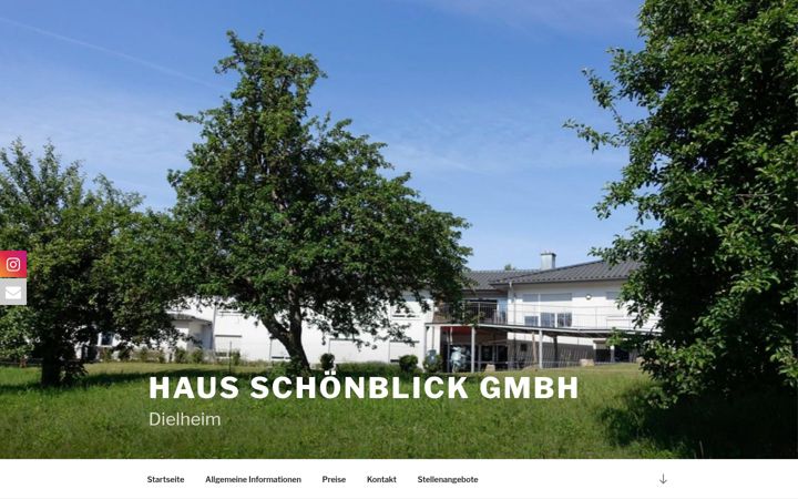 Screenshot of haus-schoenblick-dielheim.de