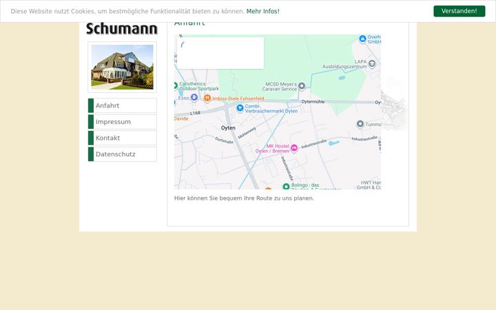 Screenshot of haus-schumann-oyten.de