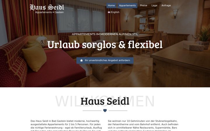 Screenshot of haus-seidl.at